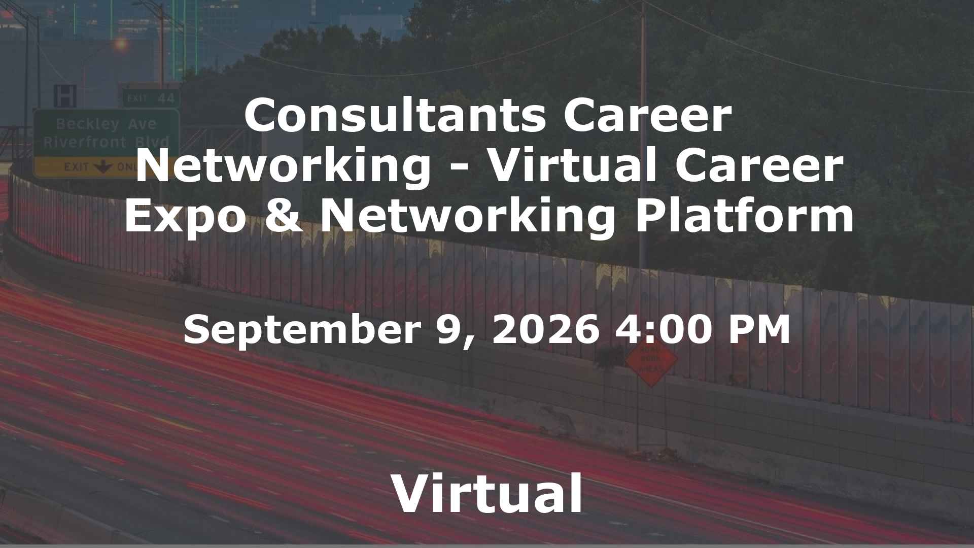 Consultants Career Networking - Virtual Career Expo & Networking Platform event image